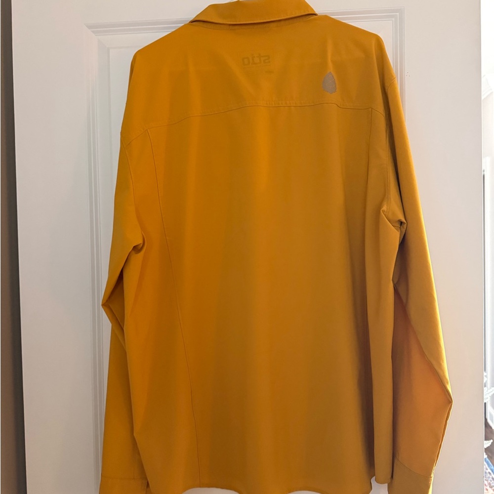 Stio Eddy Long-Sleeve Snap Shirt – Men’s XL, Golden Yellow - Picture 3 of 3